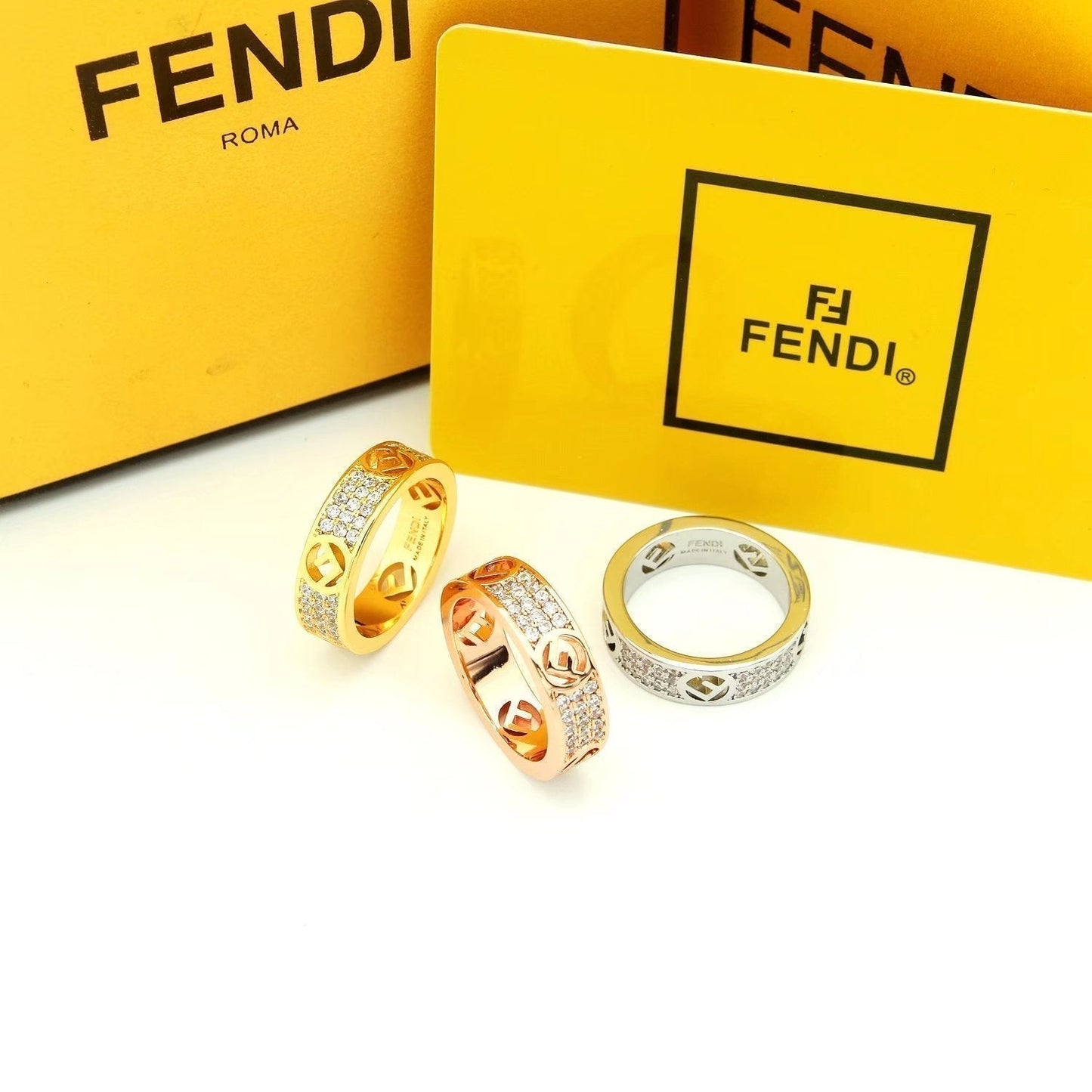18K Fendi Is Rose Gold Ring